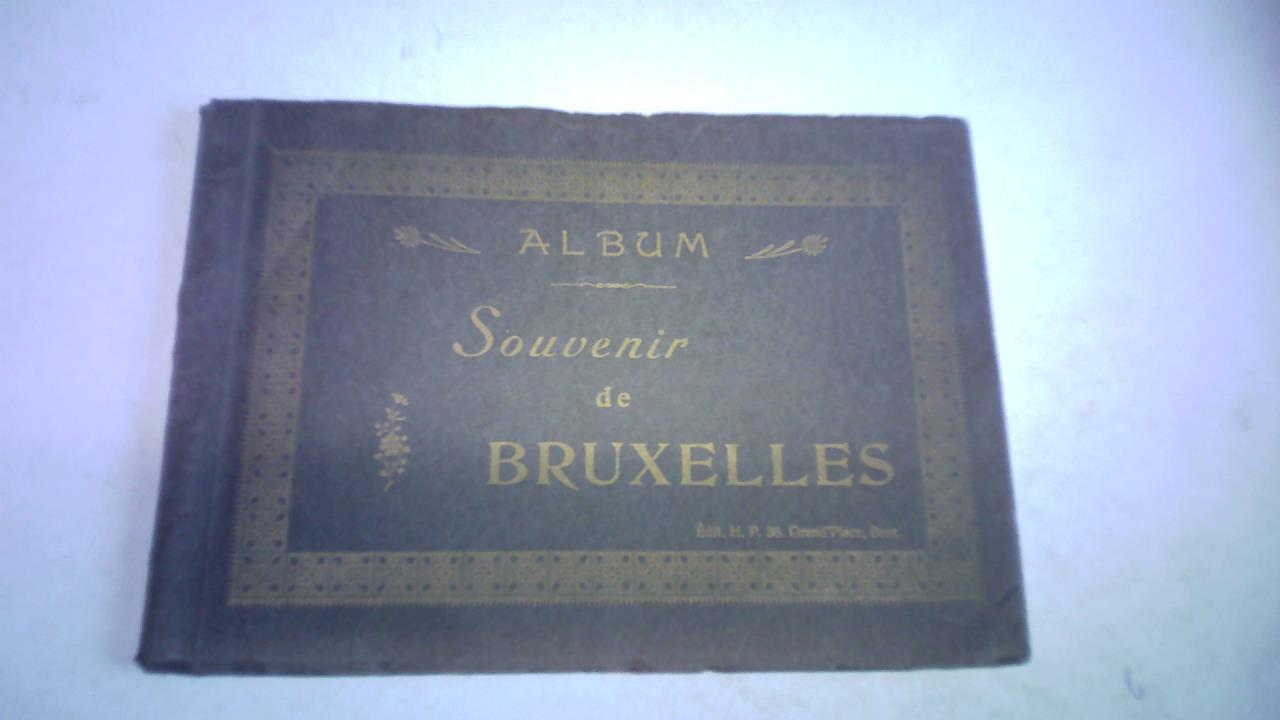 Brssel - Album de Bruxelles/Andenken von Brssel. 24 Photographien mit Erklrungen in deutscher Sprache