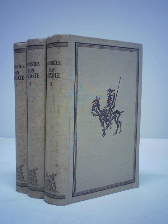 Cervantes Saavedra, Miquel de - Leben und Taten des scharfsinnigen edlen Don Quixote von la Mancha. 3 Bnde