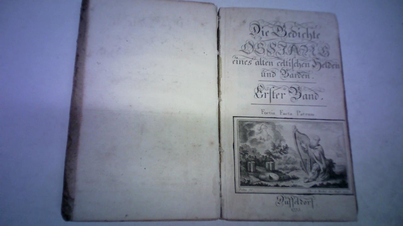 Ossian (d.i. James Macpherson) - Die Gedichte Ossians eines alten celtischen Helden und Barden, Band 1 (von 3 Bnden)