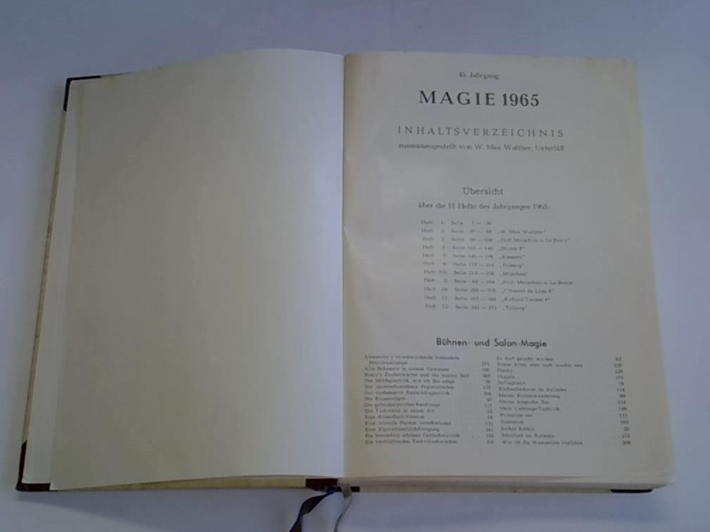 Magie 1965, 45. Jahrgang