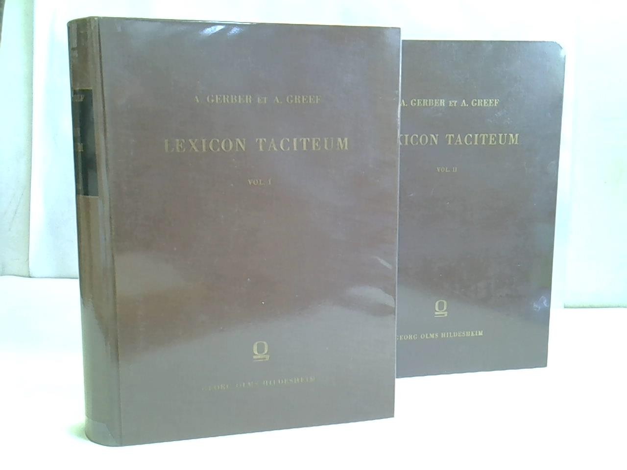 Lexicon Taciteum in 2 Bänden