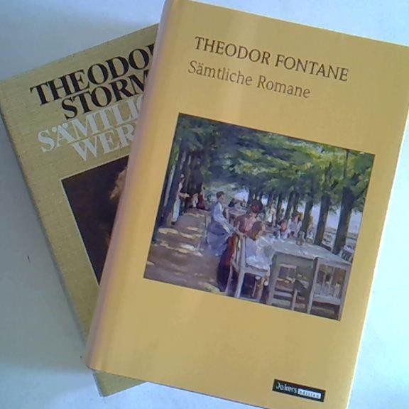 2 Bände Gesamtwerke: Theodor Storm - Sämtliche Werke & Theodor Fontane - Sämtliche Romane