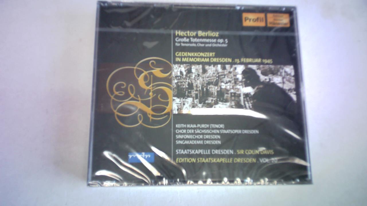 Große Totenmesse op. 5 für Tenorsolo, Chor und Orchester in Memoriam Dresden, 13. Februar 1945. 2 CDs