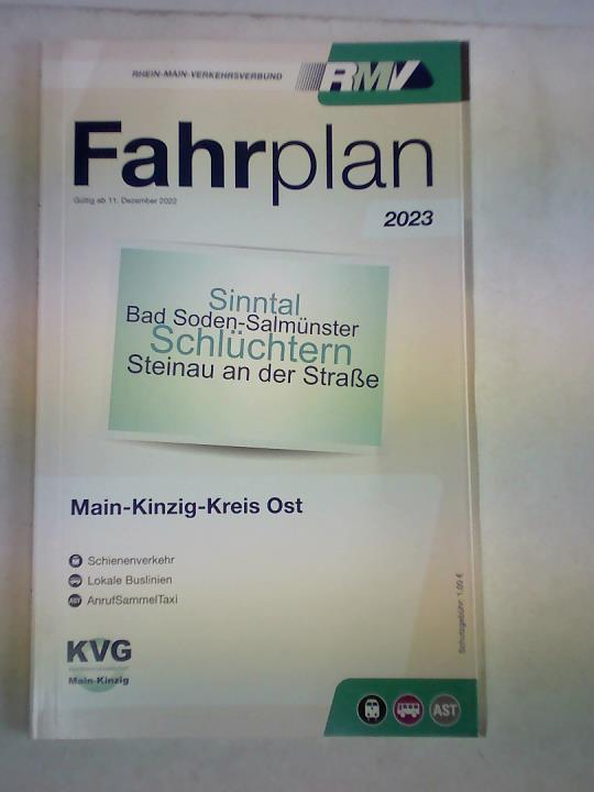 Main-Kinzig-Kreis Ost. Fahrplan 2023. Gültig ab 11. Dezember 2022