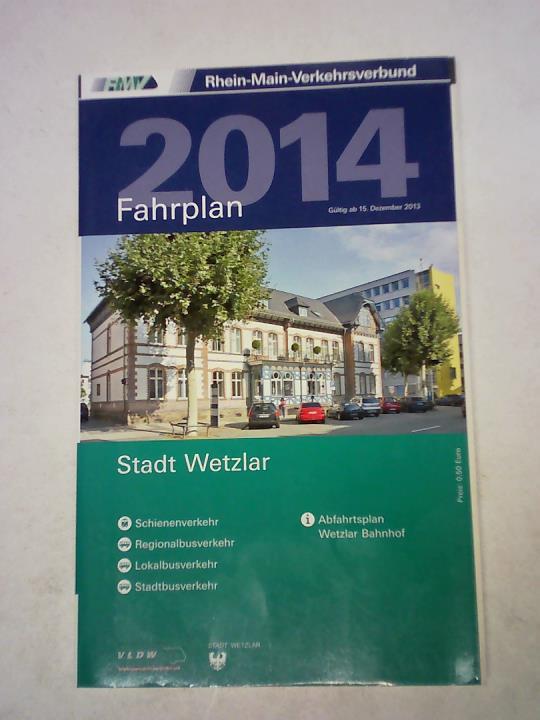 Stadt Wetzlar. Fahrplan 2014. Gültig ab 15. Dezember 2013