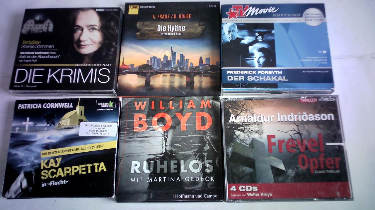 6 Krimis auf 24 CDs