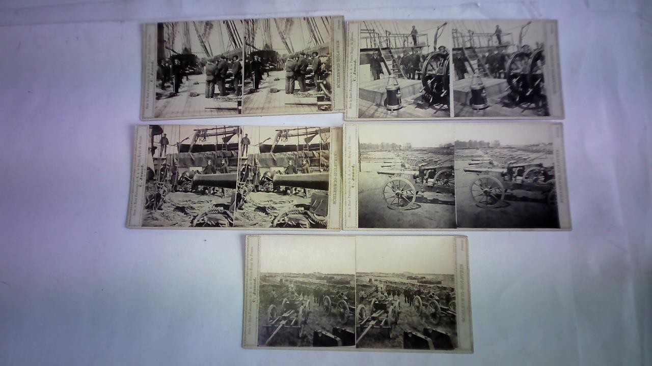 Fünf Aufnahmen von Schleswig-Holstein des Militärischen Fotoateliers C. Junod