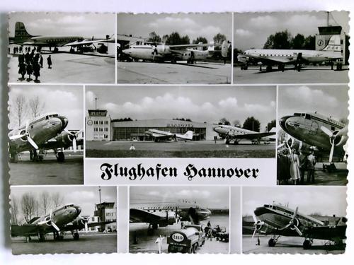 Hannover - Postkarte: Flughafen Hannover - Verschiedene Ansichten