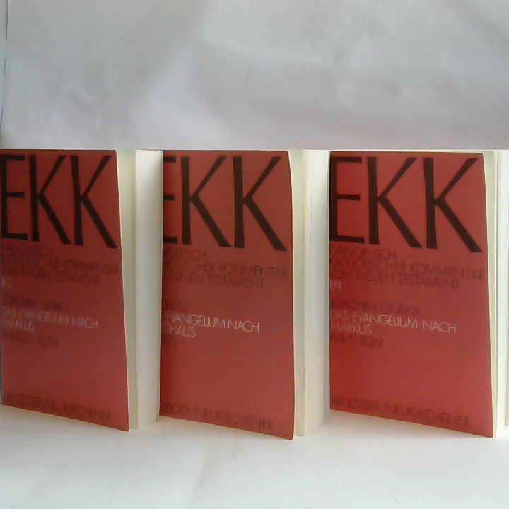 Blank, Josef /Schnackenburg, Rudolf /Schweizer, Eduard/ Wilkens, Ulrich (Hrsg.) - EKK- Evangelisch-Katholischer Kommentar zum neuen Testament. 2 Bnde in 3 Bnden