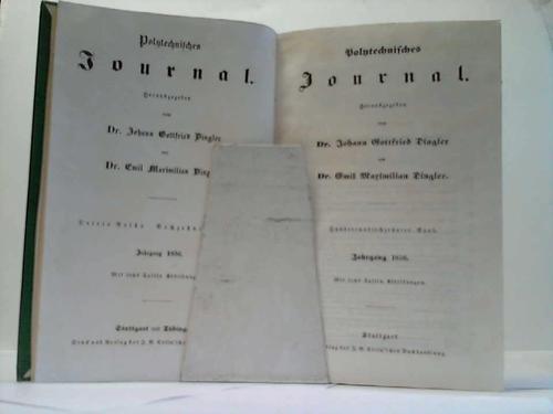 Dingler, Dr. Johann Gottfried (Hrsg.) - Polytechnisches Journal. Band 116