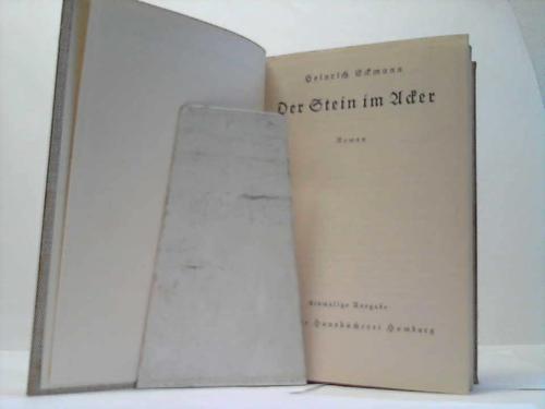 Eckmann, Heinrich - Der Stein im Acker