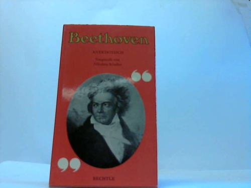 Scheller, Nikolaus - Beethoven. Anekdotisch vorgestellt