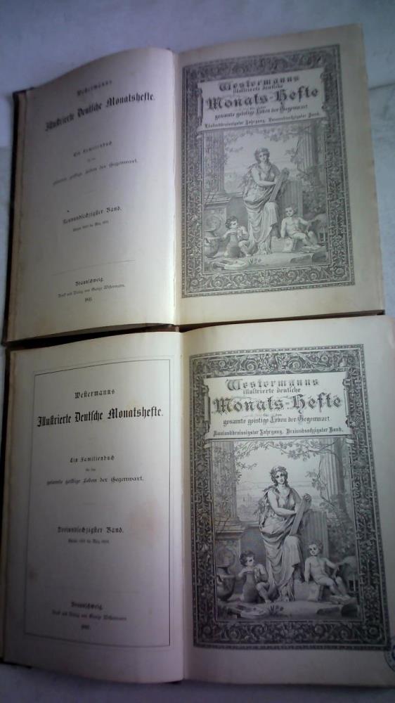 (Zeitschriften) - Westermanns Illustrierte deutsche Monatshefte. Ein Familienbund fr das gesamte geistige Leben der Gegenwart 2 Bnde