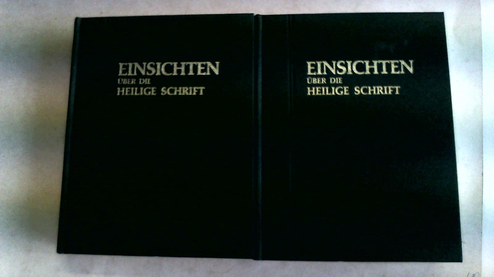 Wachtturm Bibel- und Traktat-Gesellschaft (Hrsg.) - Einsichten ber die Heilige Schrift. 2 Bnde