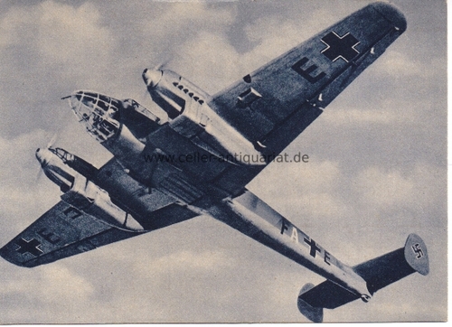 Adler, Der - Postkarte. Die groe Luftwaffen-Illustrierte. Das neue deutsche Messerschmitt-Kampfflugzeug Jaguar