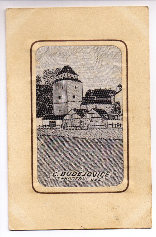 Budweis - Tschechien - Postkarte: C. Budejovice. Hradebni Vez