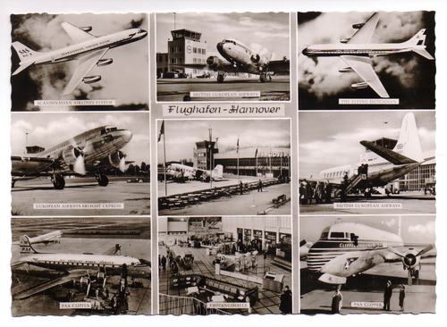 Hannover - Postkarte: Flughafen - Hannover