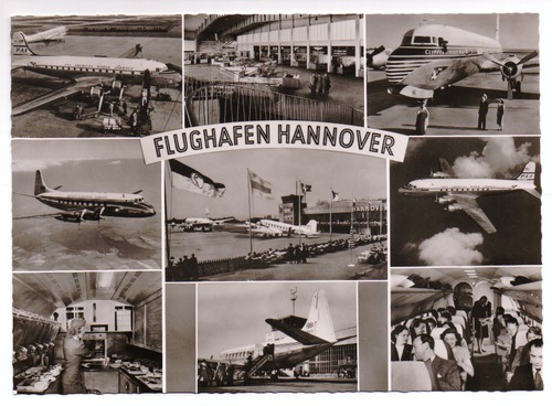 Hannover - Postkarte: Flughafen - Hannover