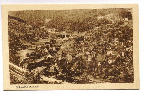 Forbach - Postkarte: Forbach (Murgtal) - Gesamtansicht