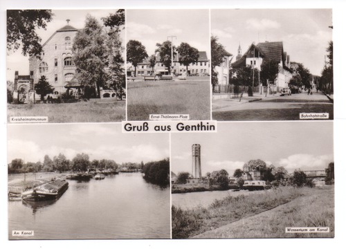 Genthin - Postkarte: Gru aus Genthin