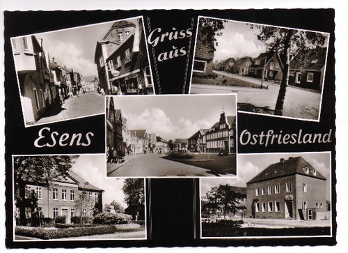 Esens - Postkarte: Gruss aus Esens - Ostfriesland
