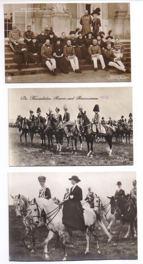Hohenzollern - Ansichtskarten - 6 Original-Fotografien
