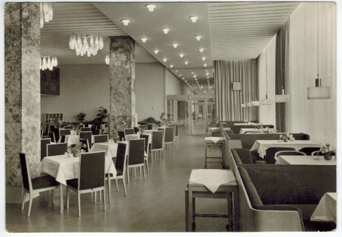 Magdeburg - Postkarte: Hotel International - Retaurant Moskwa