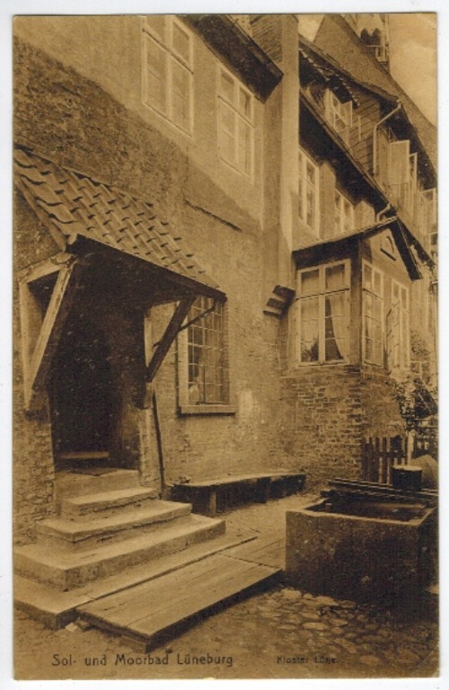 Lneburg - Postkarte: Sol- und Moorbad Lneburg - Kloster Lne