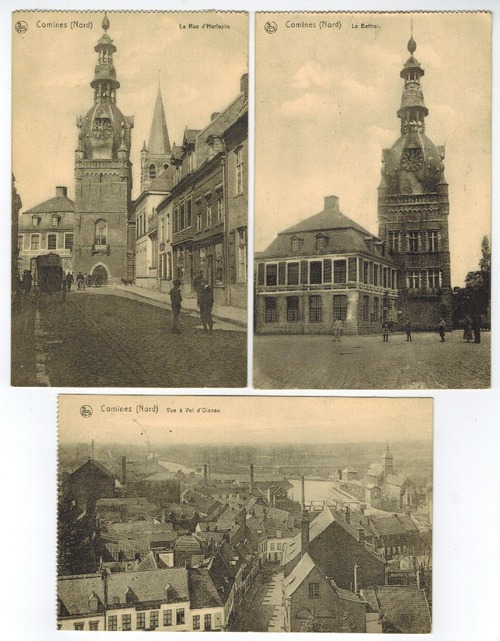 Comines (Nord) - 3 Postkarten
