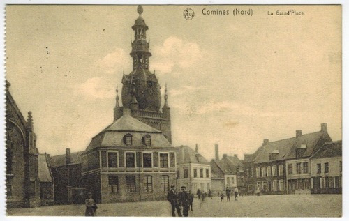 Comines (Nord) - Postkarte: La Grand' Place