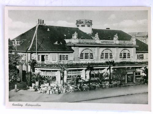 Hamburg - Postkarte: Alsterpavillon