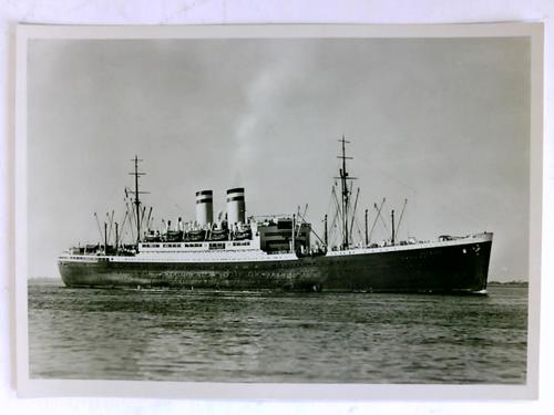 Passagierschiff - Postkarte: Schnelldampfer Hamburg