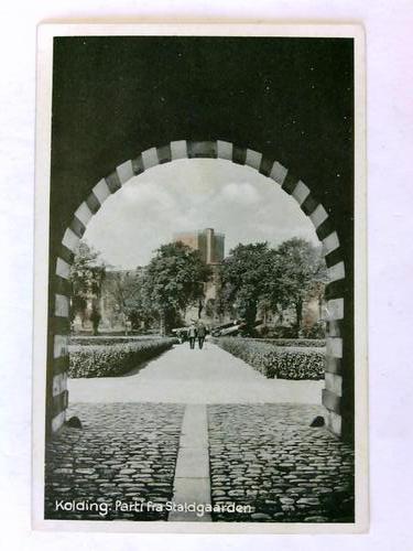Kolding (Dnemark) - Postkarte: Parti fra Staldgaarden