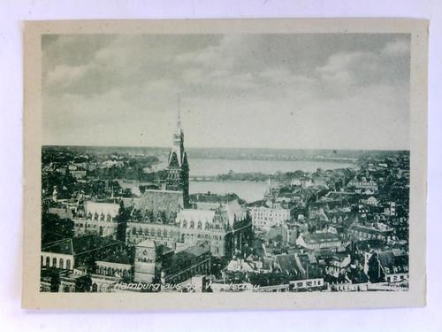 Hamburg - Postkarte: Hamburg aus der Vogelschau