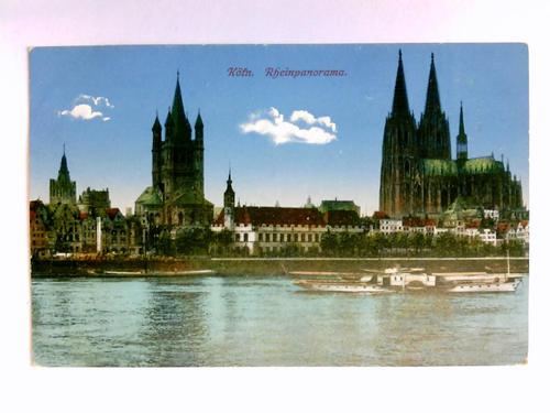 Kln - Postkarte: Kln - Rheinpanorama