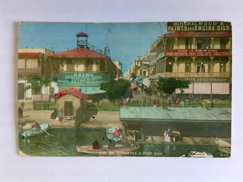 Kairo - Postkarte: Rue du Commerce a Port Said