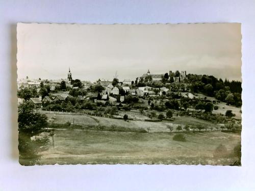 Erzgebirge - Postkarte: Frauenstein - Teilansicht