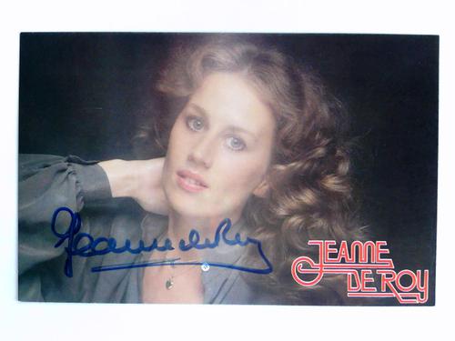 Roy, Jeanne de - Original signierte Autogrammkarte
