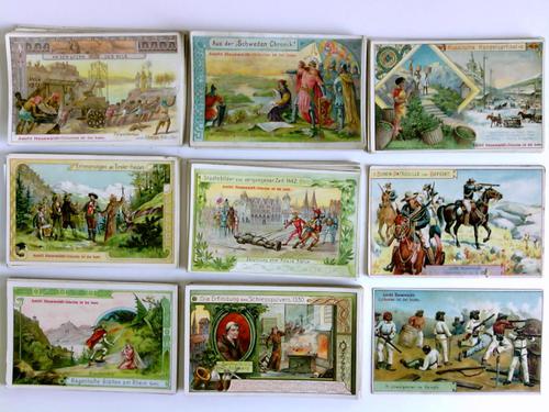 Hauswaldt, Joh. Gottl. - Braunschweig, Magdeburg und Eger (Hrsg.) - Aecht Hauswaldt-Cichorien - 126 chromolithographische Kaufmannsbilder