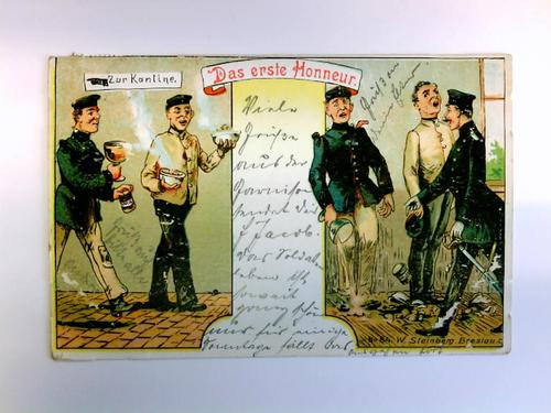 Kaiserreich - Postkarte: Das erste Honneur