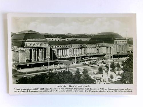 Leipzig - Postkarte: Leipzig - Hauptbahnhof
