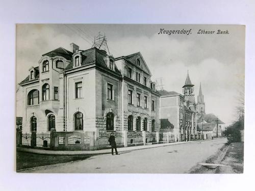 Neugersdorf - Postkarte: Neugersdorf - Lbauer Bank