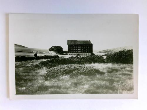 Riesengebirge - Postkarte: Riesengebirge Wiesenbaude 1410 m. . M.