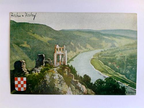 Mosel - Postkarte: Grfinburg bei Trarbach - Herrlicher Moselblick
