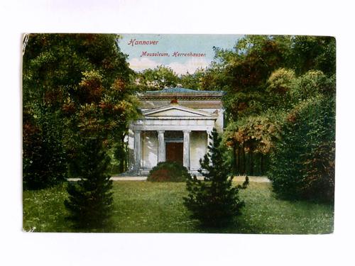 Hannover - Postkarte: Hannover - Mausoleum, Herrenhausen
