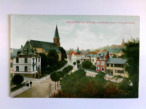 Knigstein - Postkarte: Knigstein im Taunus - Limburger, Kirch u. Bleichstrasse