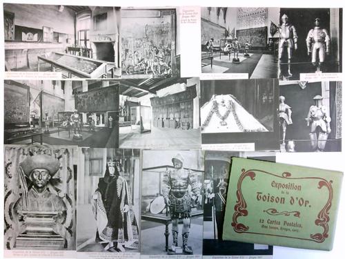 Bruges - Exposition de la Toison d'Or. 12 Cartes Postales