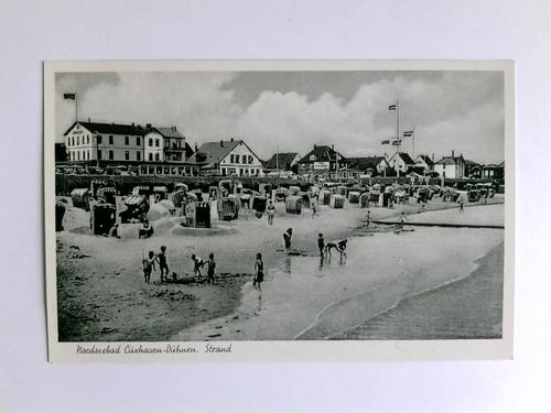 Cuxhaven-Duhnen - 1 Postkarte: Nordseebad Cuxhaven-Duhnen. Strand