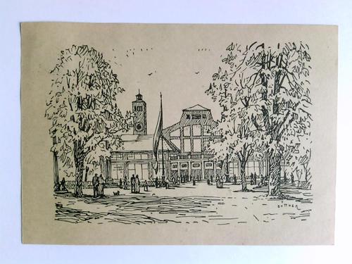 Mnchen - 1 Postkarte: Deutsche Presse-Ausstellung, Mnchen, 15. Mai - 15. Juni, Ausstellungspark Theresienhhe 14