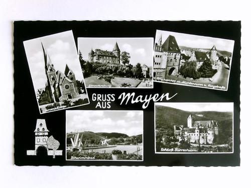 Mayen - 1 Postkarte: Gruss aus Mayen - Verschiedene Ansichten